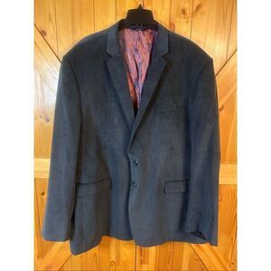 Afazzy Charcoal Square Weave Sport Coat Blazer Jacket NWT READ Size 60XL (5676)
